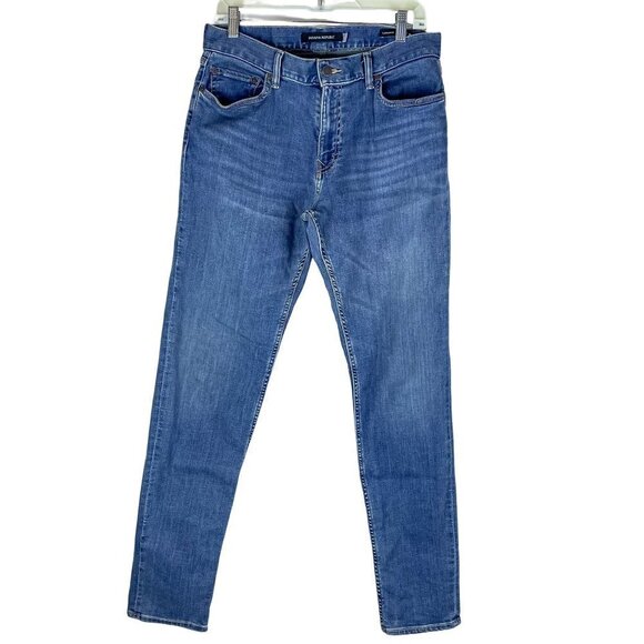 Banana Republic Tapered Straight Leg Light Wash Mens Jeans 32 x 34 - Picture 1 of 12